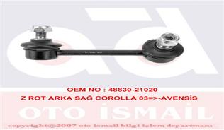 Z ROTU ARKA SAĞ COROLLA 03=> AVENSIS 03=>