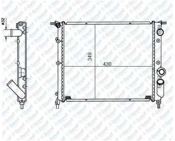 Motor Radyator R19 Karburatorlu (430×378×23)