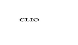 ARKA YAZI CLIO III ''CLIO'' (BÜYÜK HARFLE YAZILI OLAN)