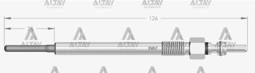 KIZDIRMA BUJİSİ (ISITMA) C5 III 3.0 HDI / 407 3.0 HDI / XF-XJ 3.0 TD / DISCOVERY IV-V 3.0 TD / RANGE ROVER SPORT 3.0 TD  7V