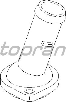 Termostat Yuvası (Flanşı) Polo 1.4-1.9 (01-09)-A2 1.2-1.4 (00-05)-Cordoba-Ibıza (02-09)-Fabıa(00-08)