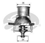 Termostat 92 C (Opel: Vectra A 2.0 88-92)