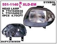 ON FAR SAG RENAULT CLIO 4K 98-00
