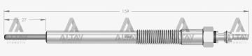KIZDIRMA BUJİSİ (ISITMA) D-MAX 12=> EURO-5 11V.