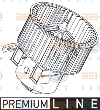 FAN MOTORU LANDROVER FREELANDER II 3.2 4x4 (06-14) 2.2 TD4 4x4