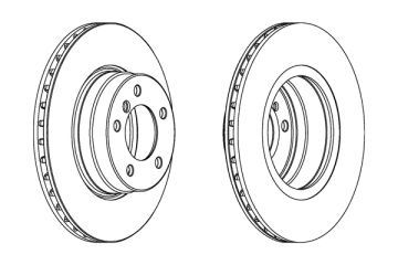 FREN DISKI ON BMW E-60/61/63/64 / 520-523-520 TAKIM
