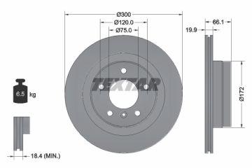 FREN DİSKİ ARKA ADET E81-E87-E90-E91-E92-E93 BM
