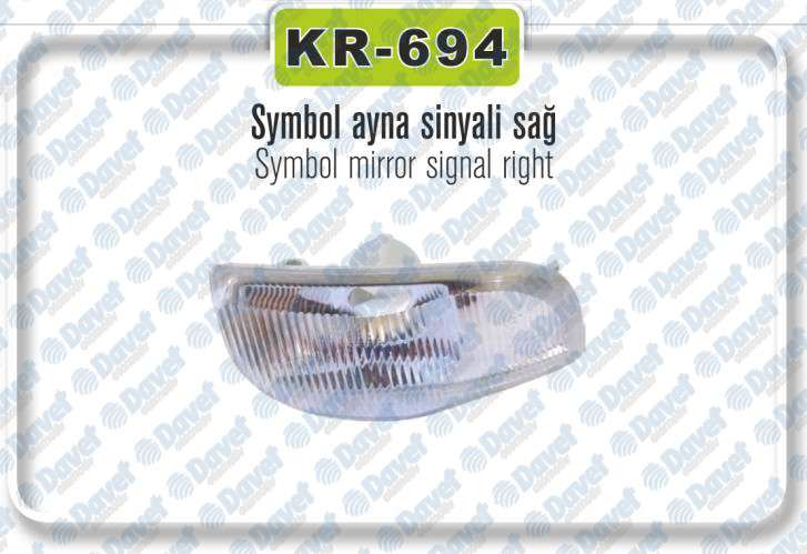 DIS DIKIZ AYNASI SINYALI SAG CLIO SYMBOL 13->