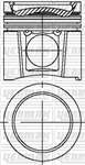Pıston+Segman 102,00Mm Std Komple Mercedes Axor 1823-2523-2528-2628-3028/Atego 1215 - 1517  / Om904 - Om906La Euro2