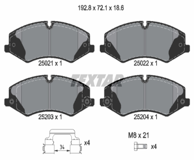 FREN BALATASI ÖN  LAND ROVER RANGE ROVER DISCOVERY - SPORT - V-IV  2.0-3.0-3.0 D-3.0 TDV6-5.0 V8