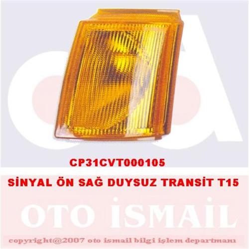 Sınyal Lambası On Sag Transıt T12 T15 92>01 Duysuz (Sarı)