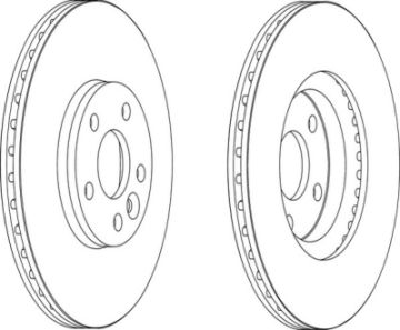 Fren Diski Havalı Ön (300Mm) ( Ford : Mondeo 07- ) ( Volvo : (S60-S80-V60-V70-Xc70) (07-) (16'') / Land Rover : )