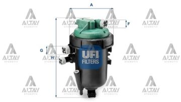 YAKIT FILTRESI (MAZOT) DOBLO 05-10 / LINEA 07=> 1.3JTD 75PS KOMPLE OEM (ORİJİNAL EQUİPMENT MANUFACTURER)