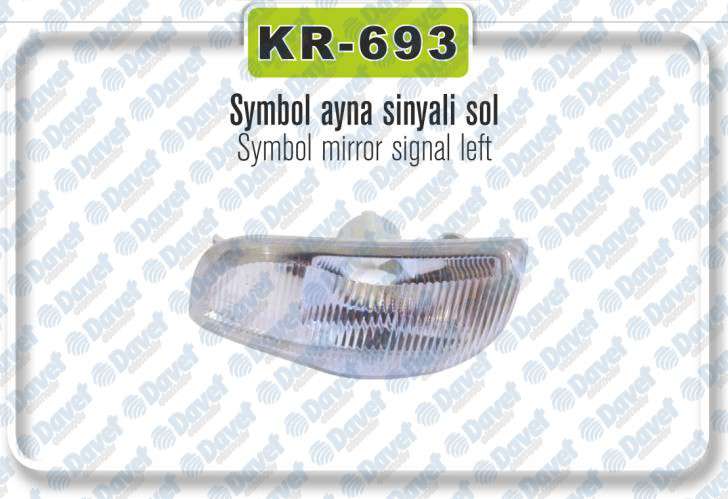 DIS DIKIZ AYNASI SINYALI SOL CLIO SYMBOL 13->