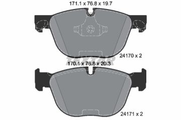 Fren Balatası Ön  X5 E70-X5 F15-X6 E71-X6 F16 Bm