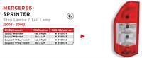 STOP LAMBASI DUYSUZ SOL-(MERCEDES BENZ: SPRINTER 2002-2006 )