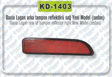 ARKA TAMPON REFLEKTORU SAG DACIA LOGAN 09 ->