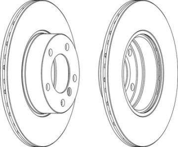 Fren Dıskı On Havalı 296 Mm  ( Bmw :  5 Serıe )