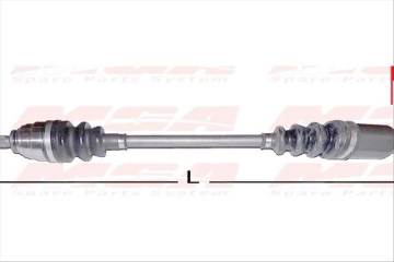 AKS KOMPLE SOL ABSSIZ CLIO III MODUS 1.4-1.6 K4J-K4M 1.5 K9K 5 VITES ROBOTIZE MCV 1.5 K9K