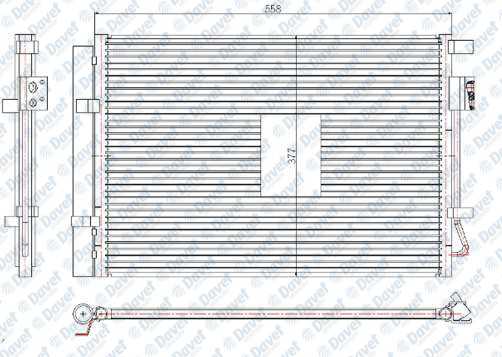 Klıma Radyatoru Accent Blue 1.4 Benzınlı 2011> Rıo 1.4 2011> (553×369×12)