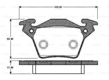 ARKA BALATA MERCEDES VİTO (96-03)