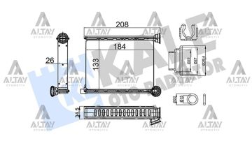 RADYATÖR KALORİFER DUSTER 12=>