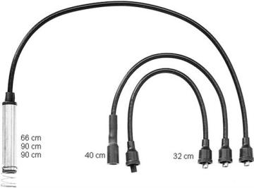 (x) BUJİ KABLOSU VECTRA A 2.0 8V 89=>
