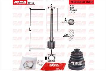 AKS KAFASI IC SAG MAFSALLI ( FIAT : DUCATO PEUGEOT : BOXER CITROEN : JUMPER 2.2MJTD 2.3MJTD 3.0MJTD 06-- )