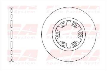 FREN DISK ON HAVA KANALLI 273,5-6 ( FORD: RANGER 4×4 98 - 02 / MAZDA: B2500 4×4 98-05  )