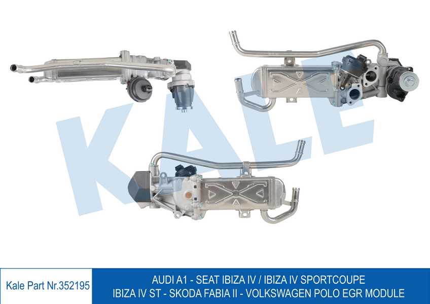 EGR VALFI 1,6 POLO 15> A1 11>14 IBIZA TOLEDO 13>15 FABIA 11>15 RAPID 12> ROOMSTER 11>15