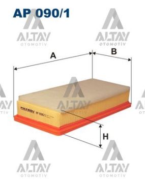 HAVA FİLTRESİ 407 / C5 II / C5 X7 04=> DW10BTED4  2.0HDI 16V