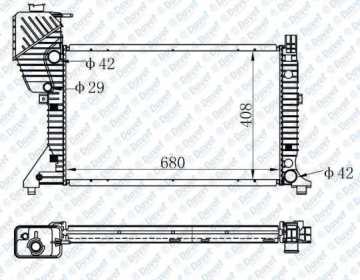 Motor Radyatoru (680×408×32) Sprınter Manuel