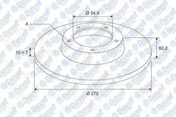 ARKA FREN DISK AYNASI MEGANE II SCENIC 02>1,4I 1,5DCI 1,6I 1,9DCI 2,0I