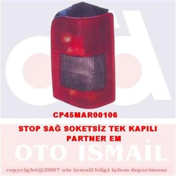 STOP LAMBASI SAĞ PARTNER EM. (TEK KAPI) (DUYSUZ)