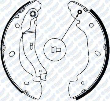 ARKA FREN PABUCLU BALATA TRANSIT V184 01>06 V347 2.2TDCI / 2.4TDCI / 3.2TDCI 06 /> (ONDEN CEKER)
