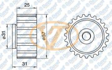 TRIGER GERGI RULMANI ( MAZDA 323 1.5 16V 96>98 )