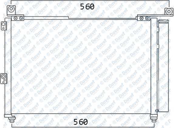 Klıma Radyatoru Ranger 2,5Td (99 06) 3,0Td 06 /> Mazda B Serıe 2,2 / 2,5 (99 06) Olcu: (542×328×16)