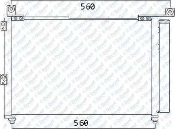 Klıma Radyatoru Ranger 2,5Td (99 06) 3,0Td 06 /> Mazda B Serıe 2,2 / 2,5 (99 06) Olcu: (542×328×16)