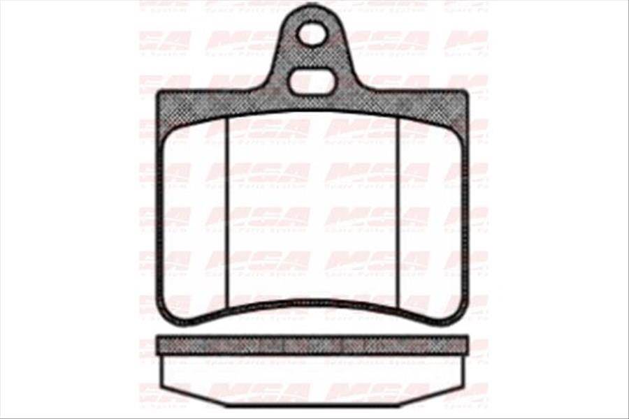 ARKA FREN DISK BALATA WVA 23305 ( CITROEN : C5 01- )