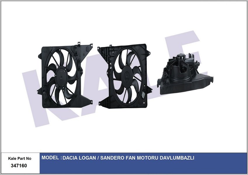 FAN MOTORU DAVLUMBAZLI LOGAN SANDERO (EURO 5)