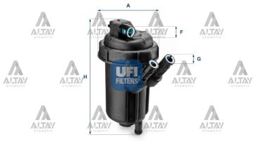 YAKIT FILTRESI HAZNE KOMPLE (MAZOT) ASTRA H / CORSA C / Z13DTH 1.3D  OEM (ORİJİNAL EQUİPMENT MANUFAC