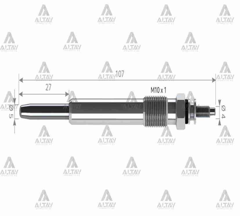KIZDIRMA BUJİSİ (ISITMA) GRAND VITARA / PARTNER / CITROEN BERLINGO / C4 / C5 2.0 HDI / 11V.