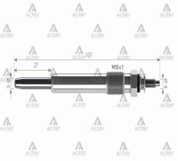 KIZDIRMA BUJİSİ (ISITMA) GRAND VITARA / PARTNER / CITROEN BERLINGO / C4 / C5 2.0 HDI / 11V.
