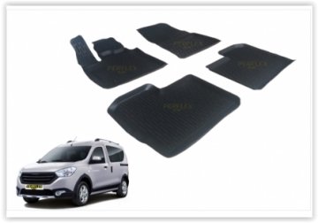 PASPAS 3D X-MAT HAVUZLU DACIA DOKKER 13=> (SİYAH)
