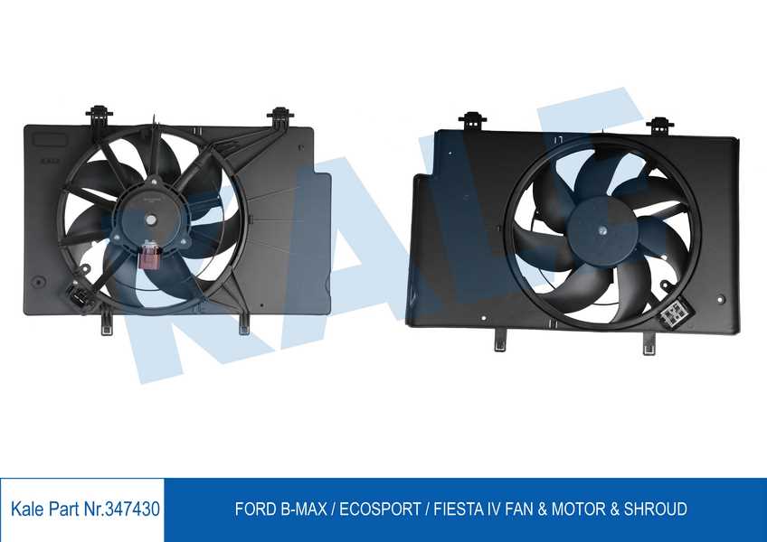 FAN MOTORU (+AC) FIESTA VI 08>15 B MAX 12 /> 1,4TDCI / 1,5TDCI / 1,6TDCI KLIMALI