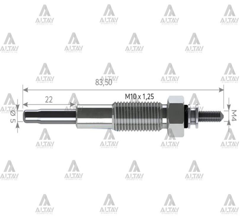 KIZDIRMA BUJİSİ (ISITMA) BONGO / PREGIO / CERES 2.2 11V.