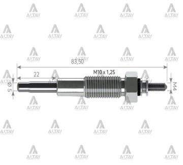 KIZDIRMA BUJİSİ (ISITMA) BONGO / PREGIO / CERES 2.2 11V.