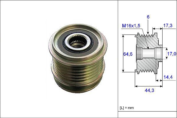 ALTERNATOR KASNAGI RULMANLI AUDI A4 3.2 FSI 05-09 A6  2.8 3.2 FSI  05-08