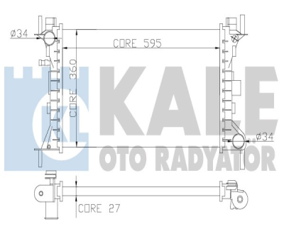 SU RADYATÖRÜ BRAZING FOCUS 2,0 ZETEC-E