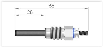 KIZDIRMA BUJİSİ RENAULT MGN I 1.9 TDI (96-03)